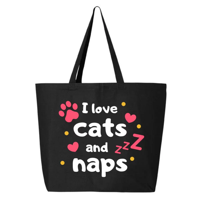 I Love Cats And Naps 25L Jumbo Tote