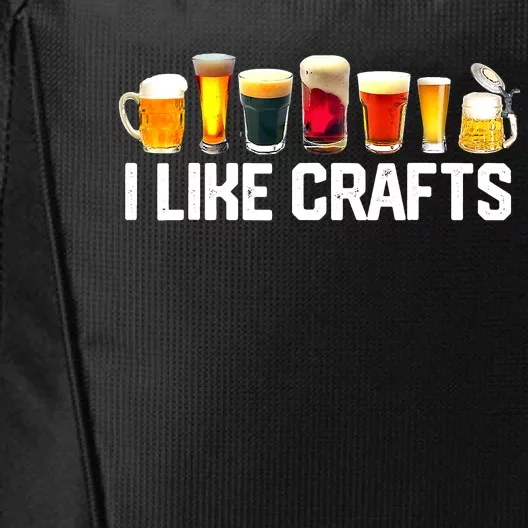 I Like Craft Beer Microbrew Hops Funny Dad M.e.n City Backpack