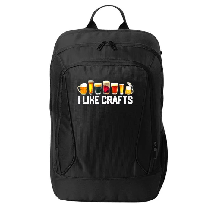 I Like Craft Beer Microbrew Hops Funny Dad M.e.n City Backpack