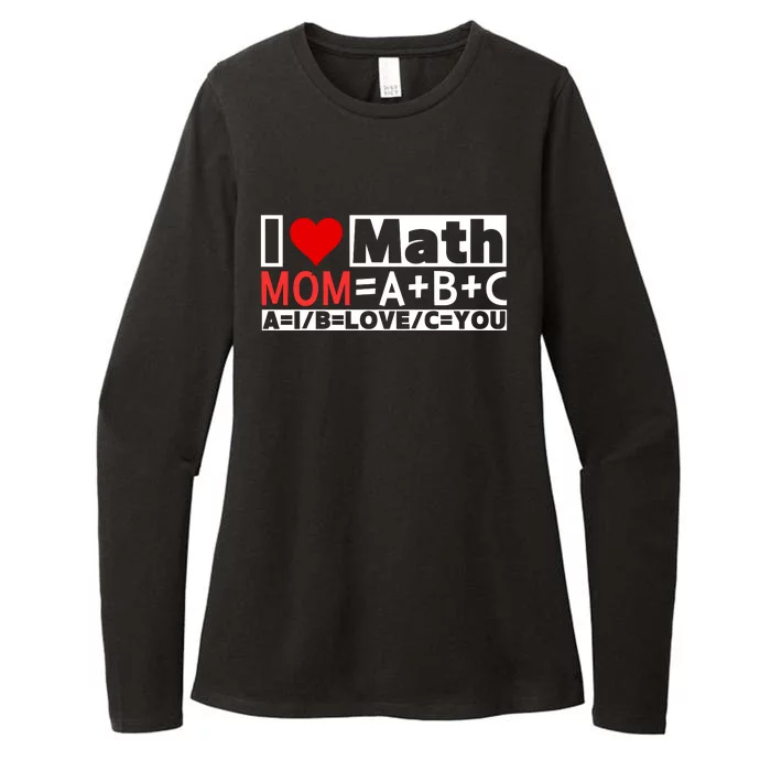 I Love Cool Math My Mommy Mom Funny Math Lover MotherS Day Womens CVC Long Sleeve Shirt