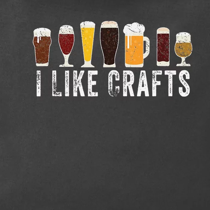 I Like Crafts Beer Brewer Home Brewing Making Drinking Dad Zip Tote Bag