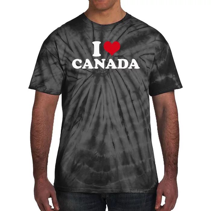 I Love Canada Tie-Dye T-Shirt