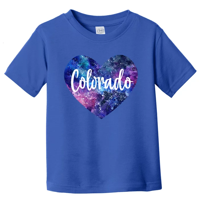 I Love Colorado Usa Funny Gift Toddler T-Shirt