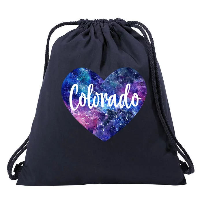 I Love Colorado Usa Funny Gift Drawstring Bag