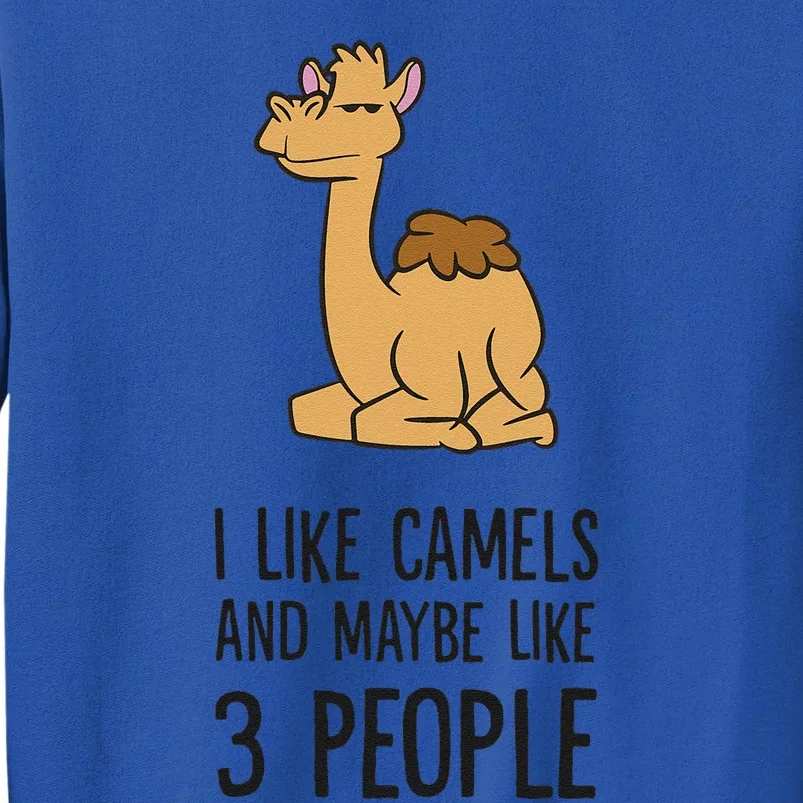 I Like Camels And Maybe Like 3 People Funny Camel Tall Sweatshirt