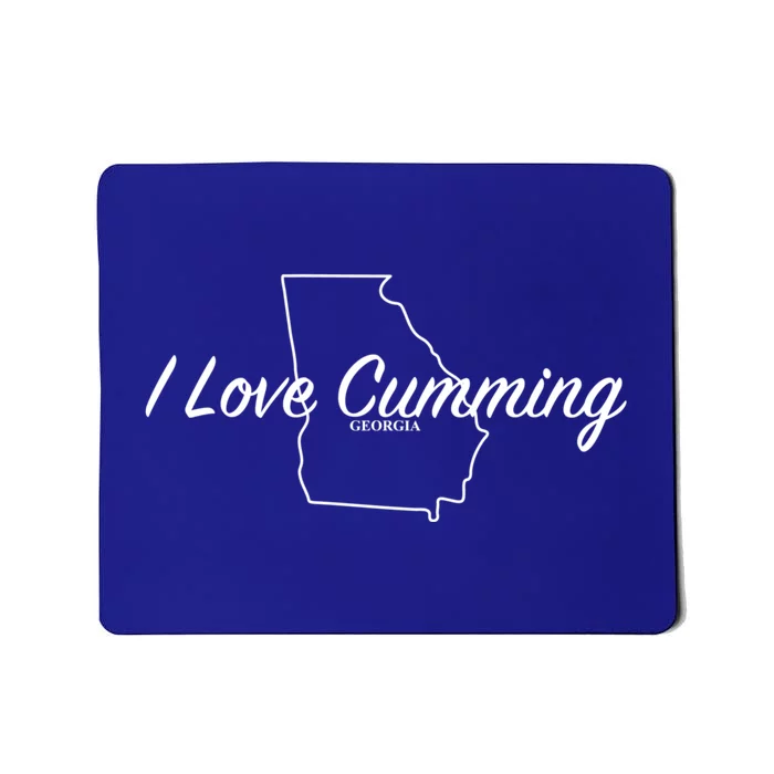 I Love Cumming Ga Gift Mousepad