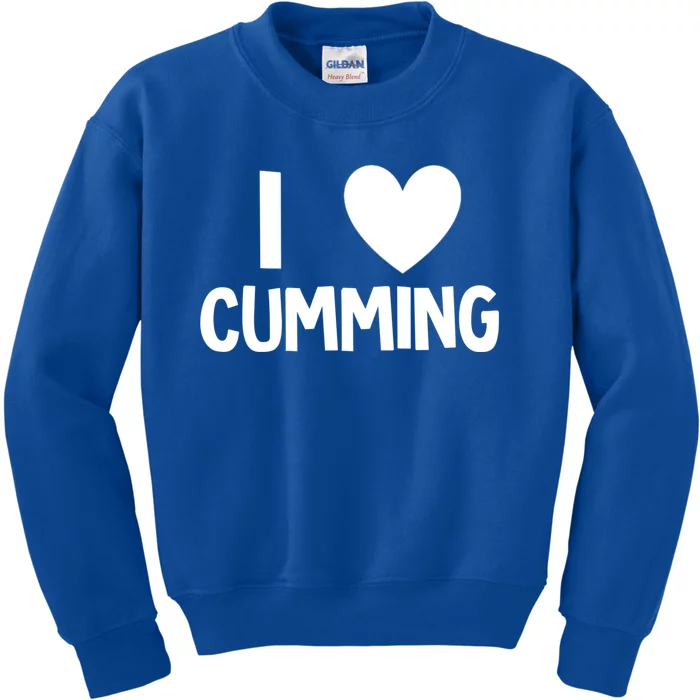 I Love Cumming Georgia Forsyth County Lover State Home Ga Meaningful Gift Kids Sweatshirt