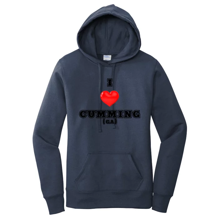 I Love Cumming Georgia Gift Women's Pullover Hoodie