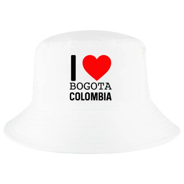 I Love Colombia Bogota Flag Map Colombian Souvenir Camiseta Cool Comfort Performance Bucket Hat