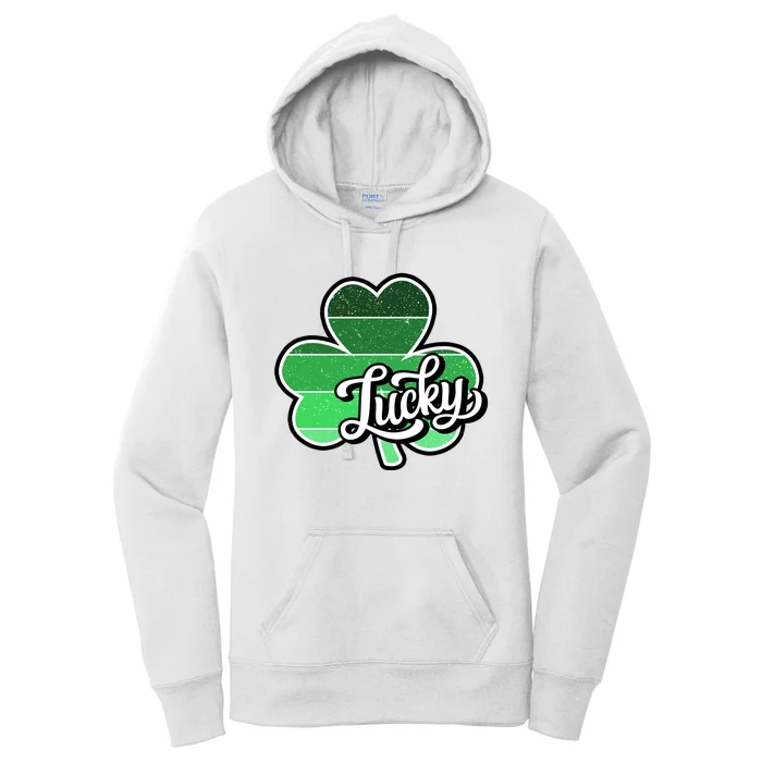 Irish Lucky Clover St Women's Pullover Hoodie