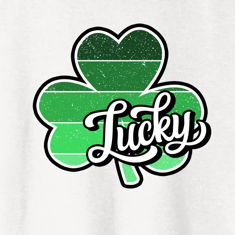 Irish Lucky Clover St Women's Crop Top Tee