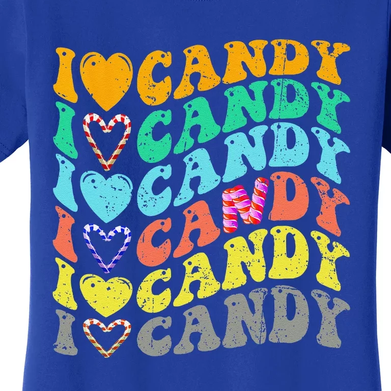 I Love Candy Halloween Party Cute Trick Or Treat Candyland Women's T-Shirt