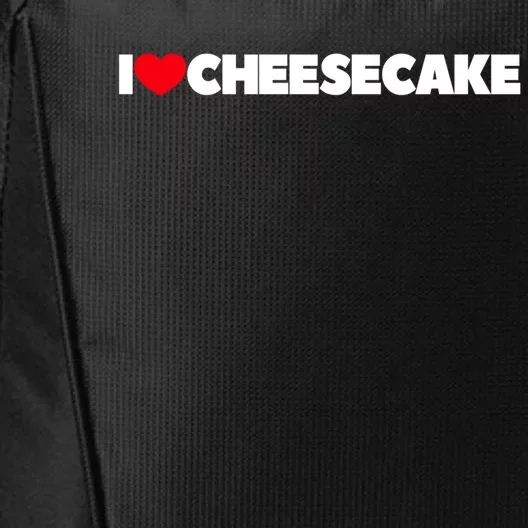 I Love Cheesecake Gift City Backpack