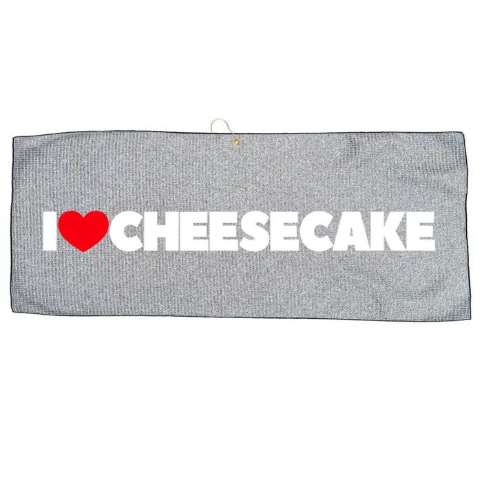 I Love Cheesecake Gift Large Microfiber Waffle Golf Towel