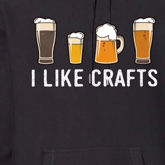 I Like Crafts Beer Premium Hoodie