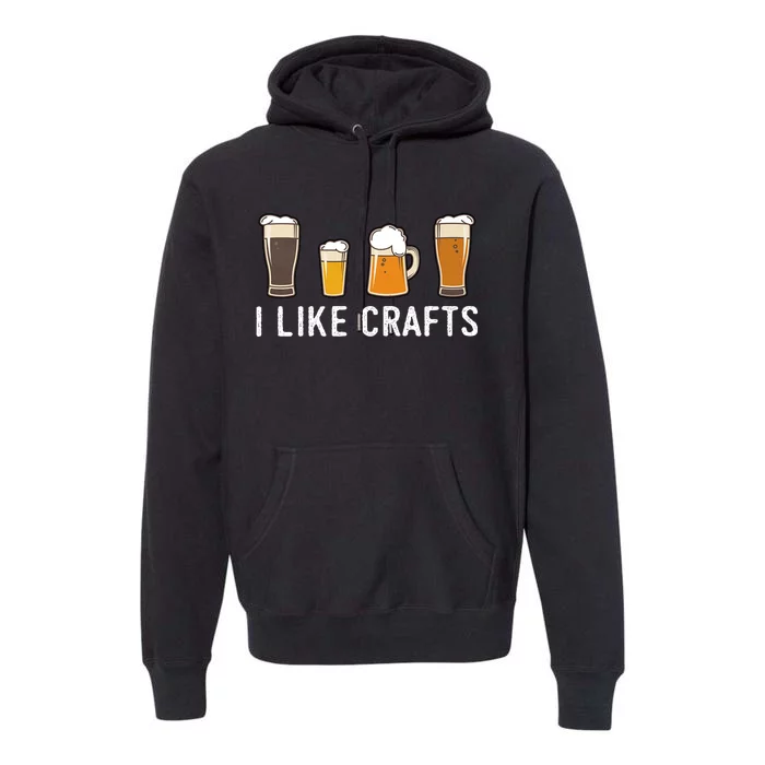 I Like Crafts Beer Premium Hoodie