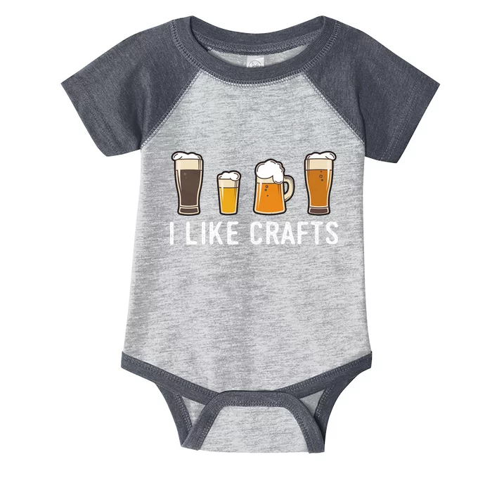 I Like Crafts Beer Infant Baby Jersey Bodysuit