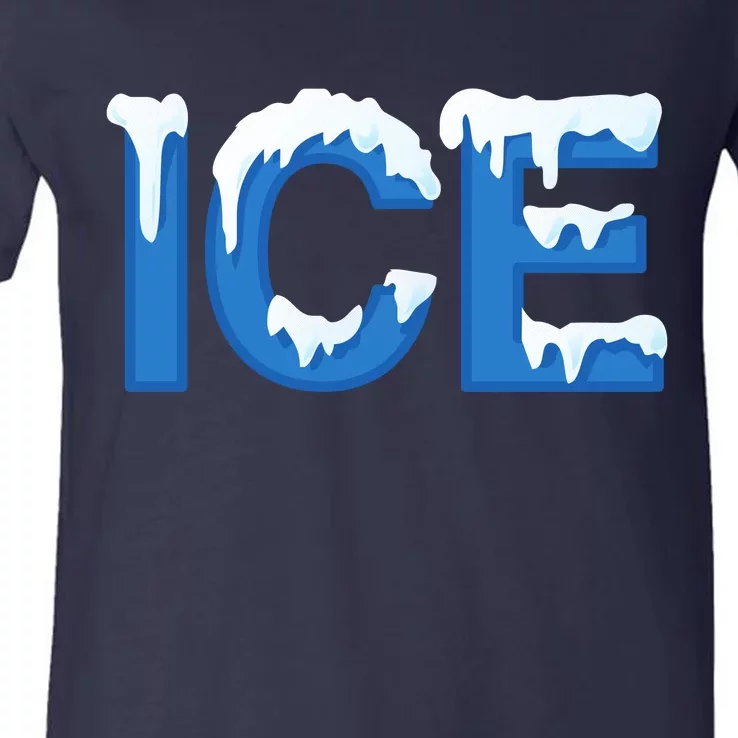 Ice Logo Costume V-Neck T-Shirt