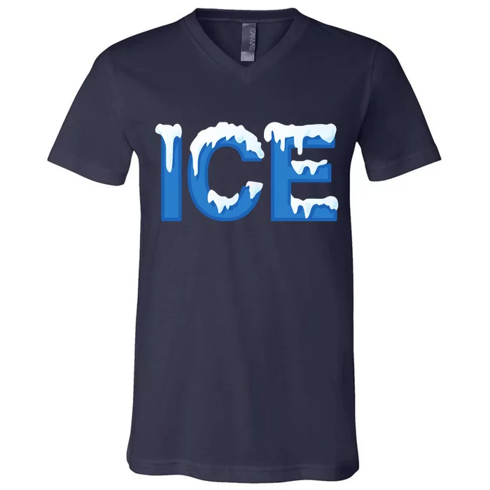 Ice Logo Costume V-Neck T-Shirt