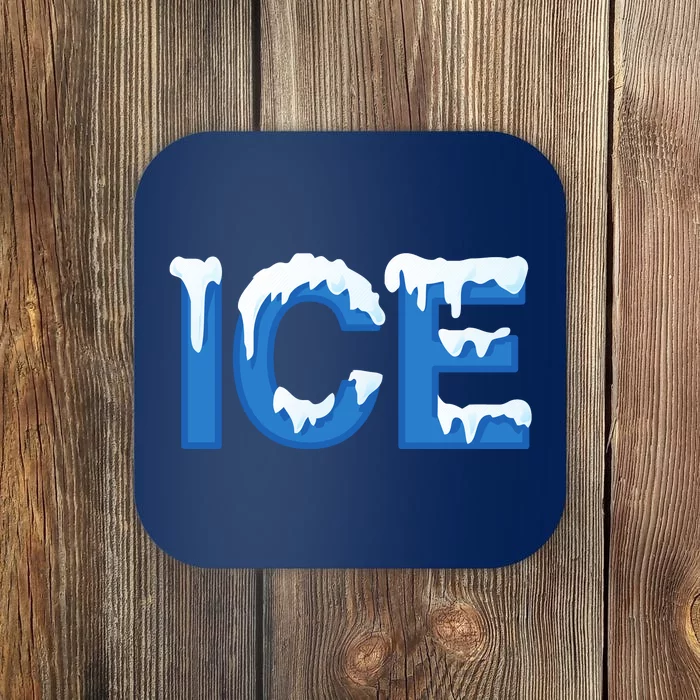 Ice Logo Costume Coaster