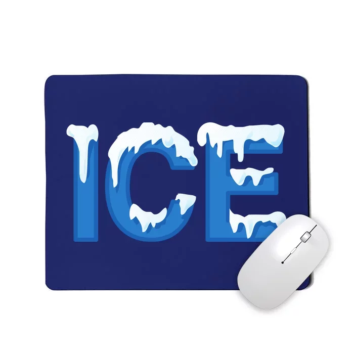 Ice Logo Costume Mousepad