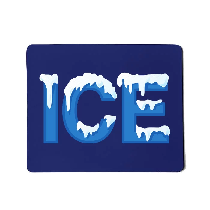 Ice Logo Costume Mousepad