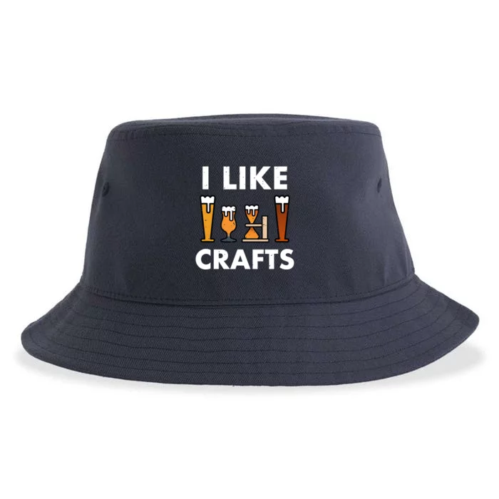 I Like Crafts Beer for crafts beer lover Sustainable Bucket Hat