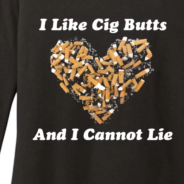 I Like Cig Butts And I Cannot Lie Womens CVC Long Sleeve Shirt