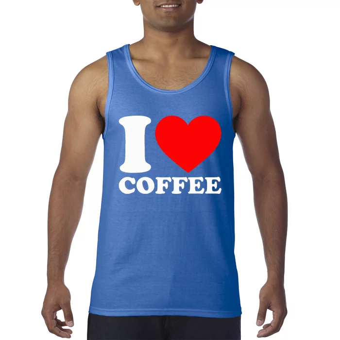 I Love Coffee Tank Top