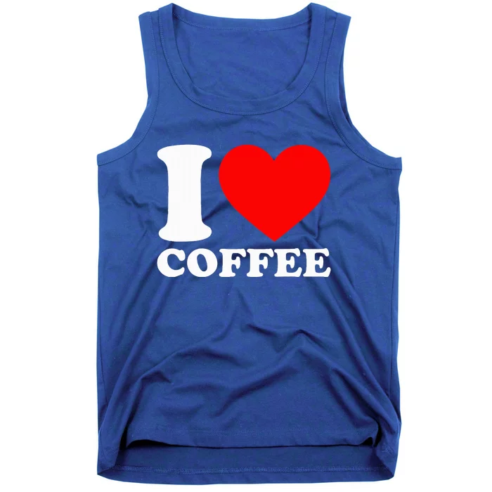 I Love Coffee Tank Top