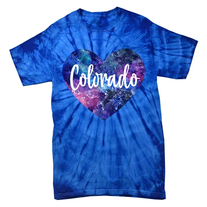 I Love Colorado Usa Gift Tie-Dye T-Shirt