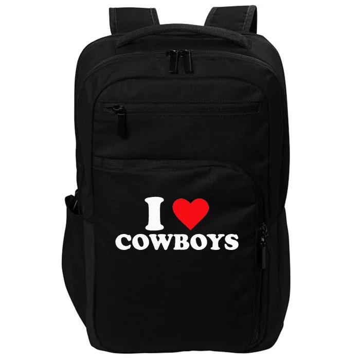 I Love Cow Impact Tech Backpack