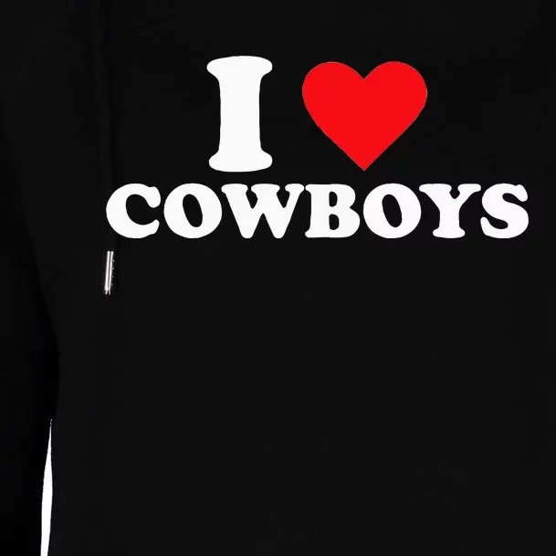 I Love Cow Womens Funnel Neck Pullover Hood