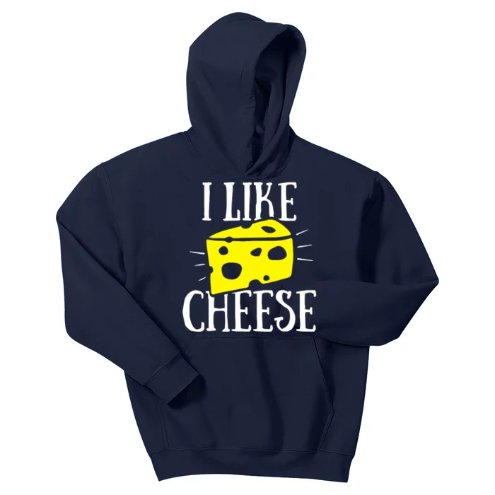 I Like Cheese Kids Hoodie