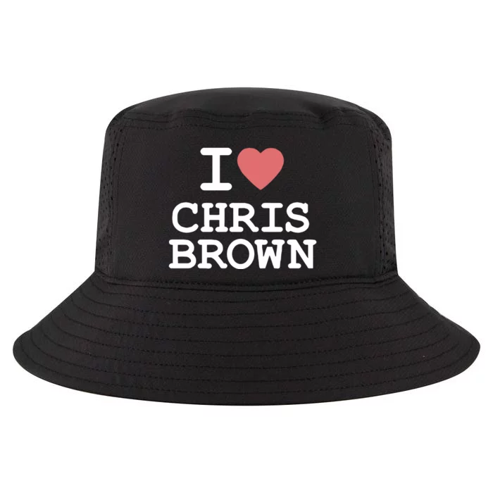 I Love Chris Brown 2024 Cool Comfort Performance Bucket Hat