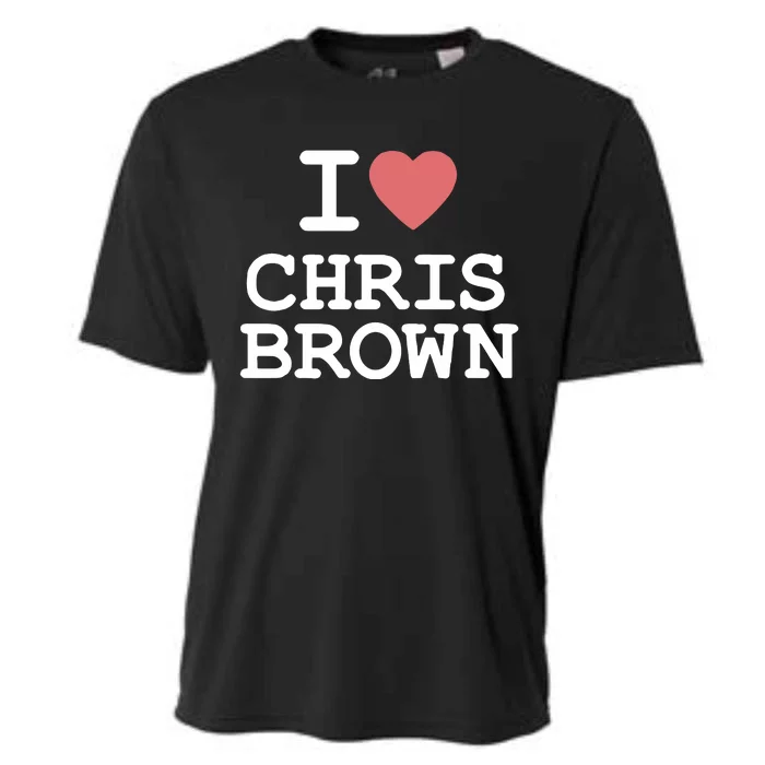 I Love Chris Brown 2024 Cooling Performance Crew T-Shirt