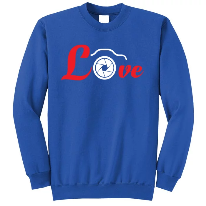 I Love Camera Graphic Design For Funny Photographers Gift Tall Sweatshirt