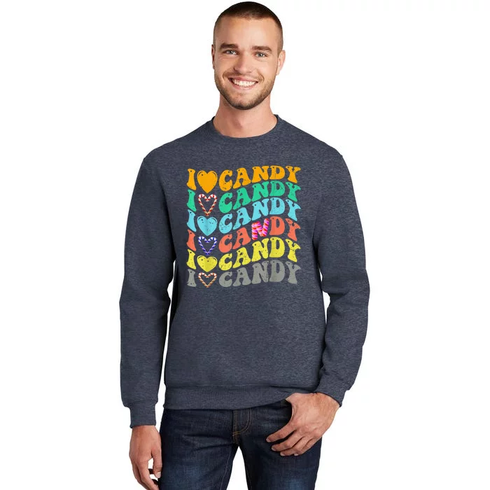 I love Candy Halloween Party Cute Trick or Treat Candyland Sweatshirt