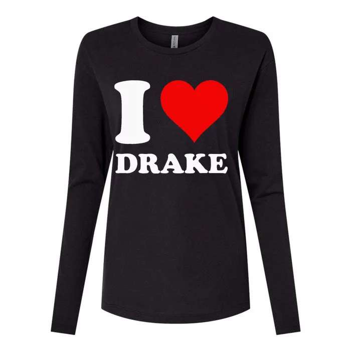 I Love Drake Womens Cotton Relaxed Long Sleeve T-Shirt