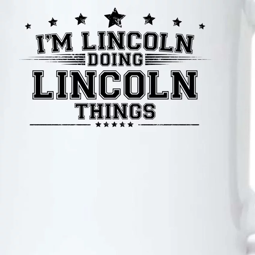 Im Lincoln Doing Lincoln Things Black Color Changing Mug