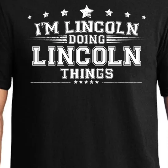 Im Lincoln Doing Lincoln Things Pajama Set