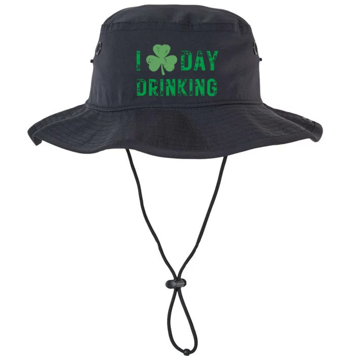 I Love Day Drinking Shamrock Heart Love St Paddys Day Legacy Cool Fit Booney Bucket Hat