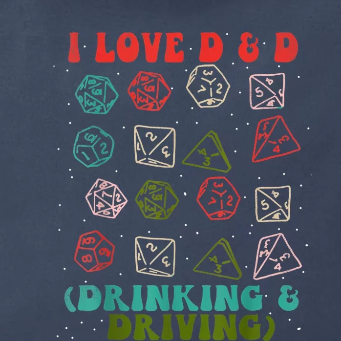 I Love DnD Drinking And Driving Zip Tote Bag