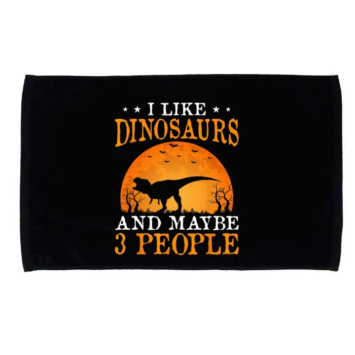 I Like Dinosaurs And Maybe 3 People Microfiber Hand Towel