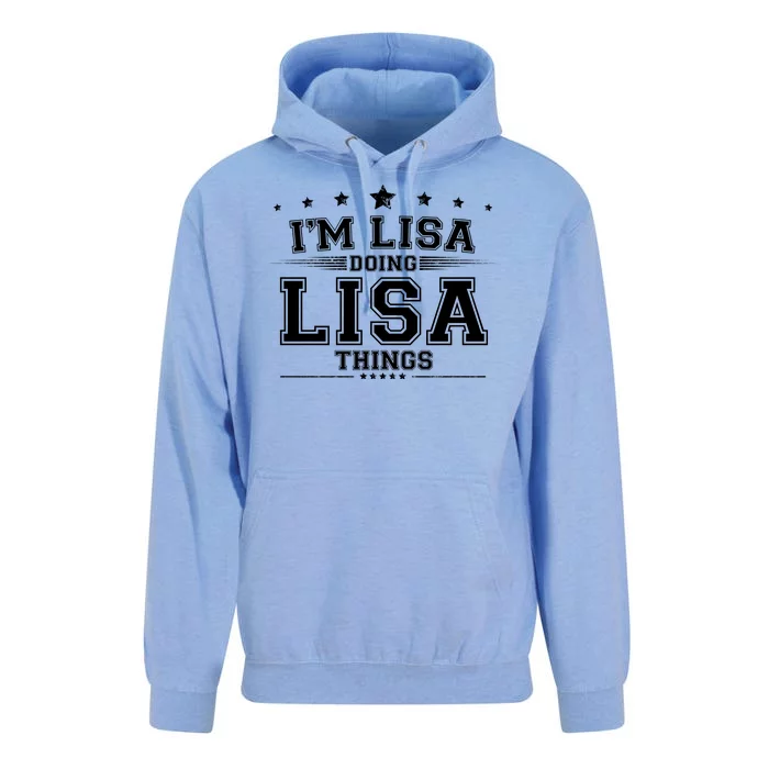 Im Lisa Doing Lisa Things Unisex Surf Hoodie