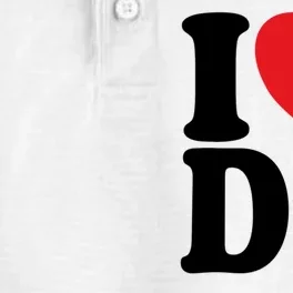 I Love Dq I Heart Dq Initials Hearts Dry Zone Grid Performance Polo