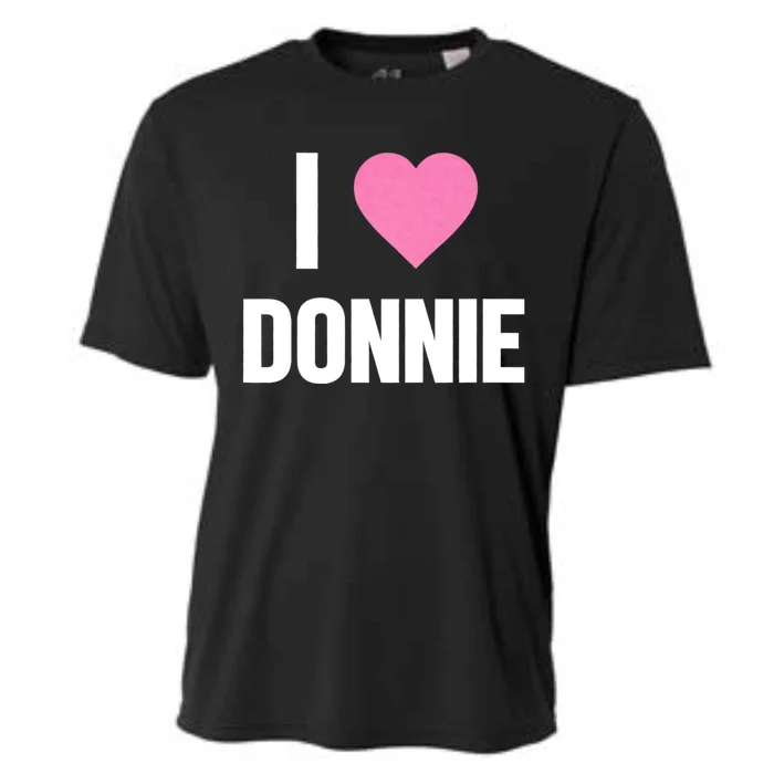 I Love Donnie Heart Cooling Performance Crew T-Shirt