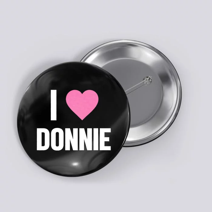 I Love Donnie Heart Button