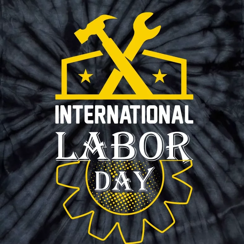 International Labor Day 2024 Celebration Graphic Tie-Dye T-Shirt