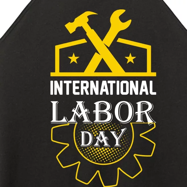 International Labor Day 2024 Celebration Graphic Women’s Perfect Tri Rocker Tank